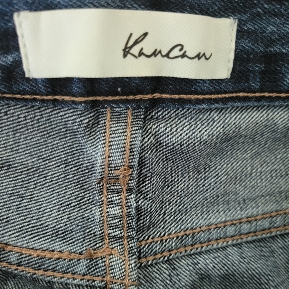 KanCan Womens Dixon Ultra High Rise 90's Boyfriend Jeans Dark Wash Size 28 - Picture 4 of 6